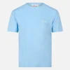 Hellblaues Frottee-T-Shirt Gary für Jungen mit St. Barth-Stickerei
