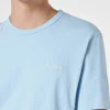 Hellblaues Herren-T-Shirt aus Baumwolljersey „Dover“ mit St. Barth-Stickerei