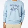 Hellblaues Sweatshirt King of the Beach
