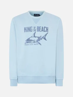 Hellblaues Sweatshirt King of the Beach