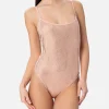 Heller Damen-Badeanzug Cecille mit Strasssteinen