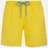 Hellgelbe Herren-Badeshorts aus leichtem Stoff Lighting Pantone | PANTONE-SONDERAUSGABE