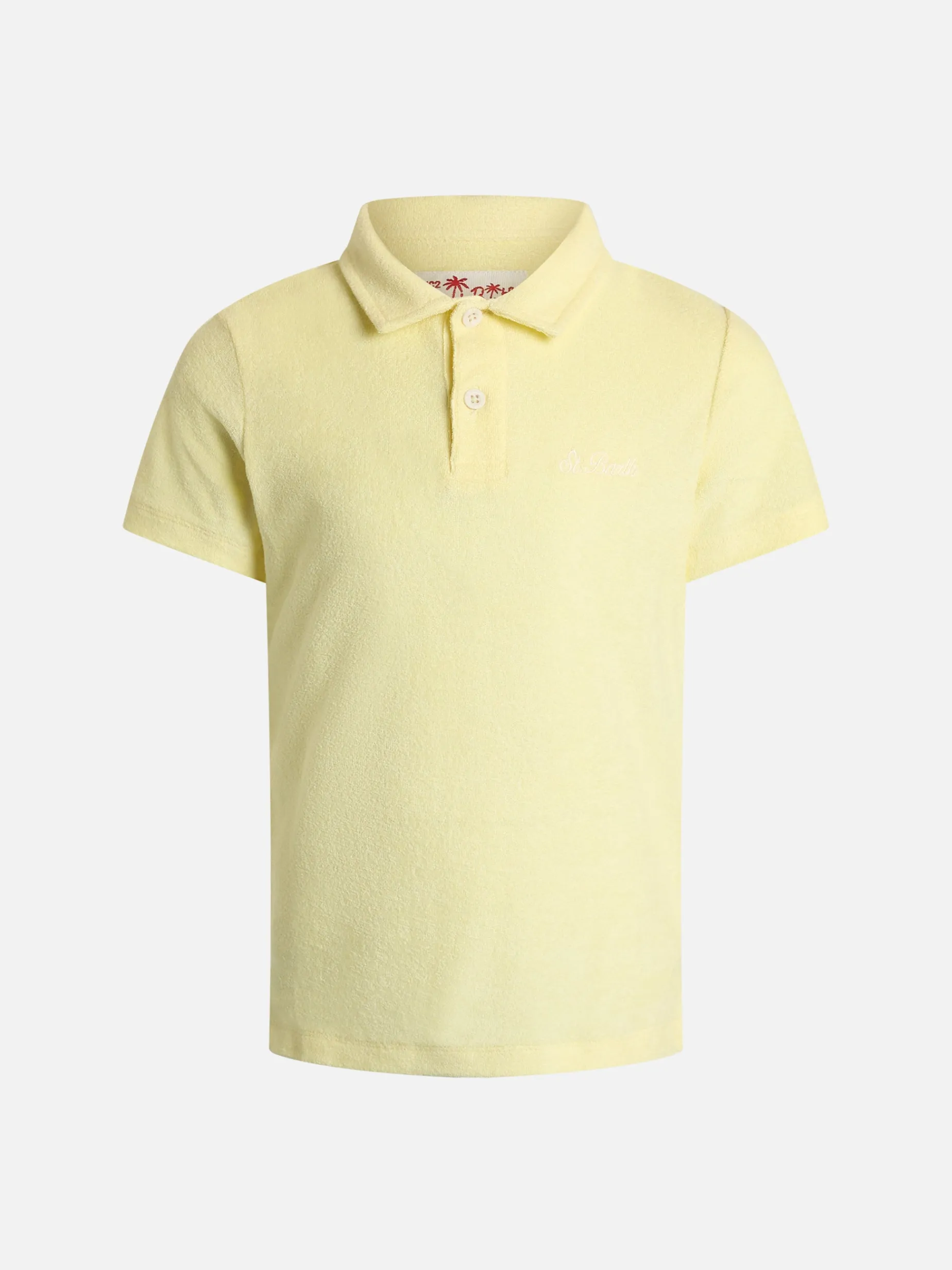 Hellgelbes Frottee-Poloshirt für Jungen Jeremy Jr