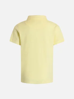 Hellgelbes Frottee-Poloshirt für Jungen Jeremy Jr