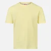 Hellgelbes Frottee-T-Shirt Gary für Jungen mit St. Barth-Stickerei