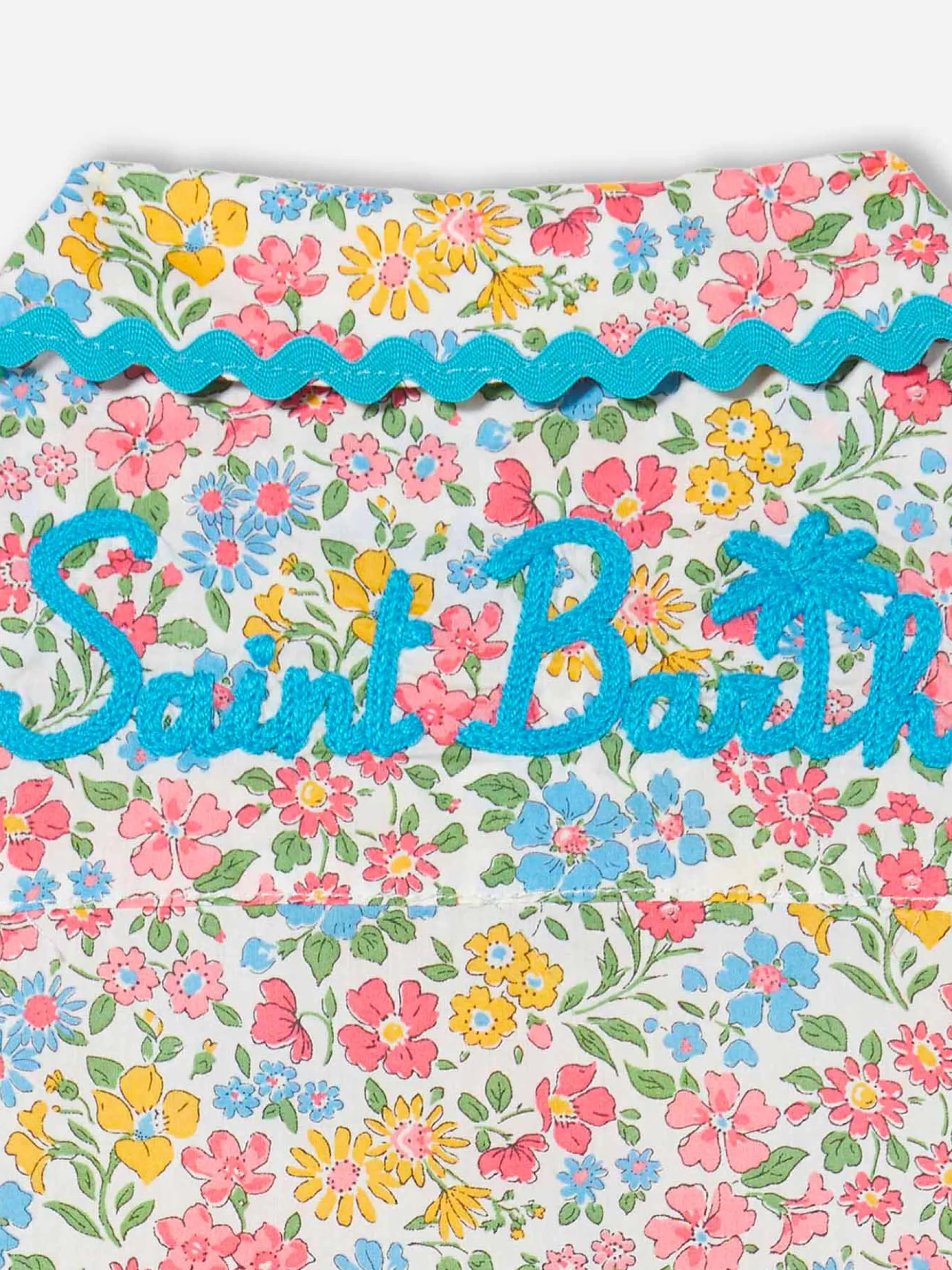 Hemdblusenkleid für Mädchen mit Blumenprint