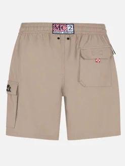 Herren beige Comfort Travel Badeshorts