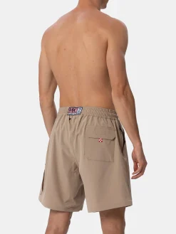 Herren beige Comfort Travel Badeshorts