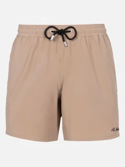 Herren beige Comfort-Badeshorts