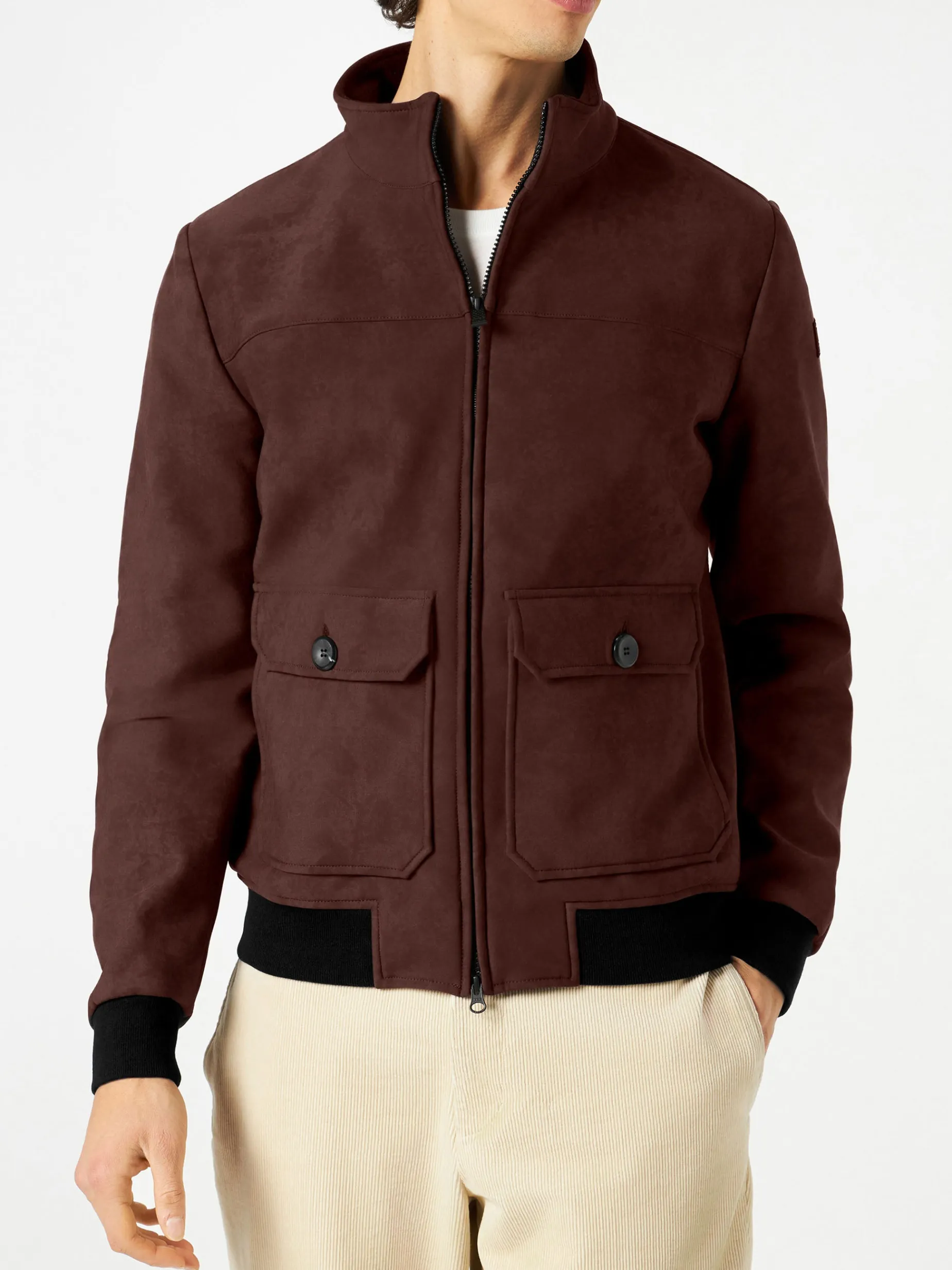 Herren braune Thermojacke