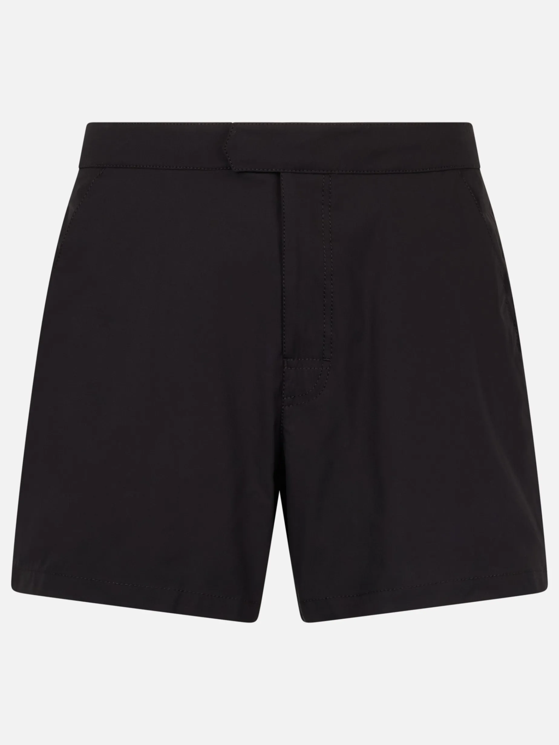 Herren kurze schwarze Badeshorts Master