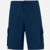 Herren marineblaue Bermudashorts Deck