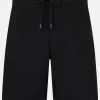 Herren schwarze Comfort Surf Badeshorts