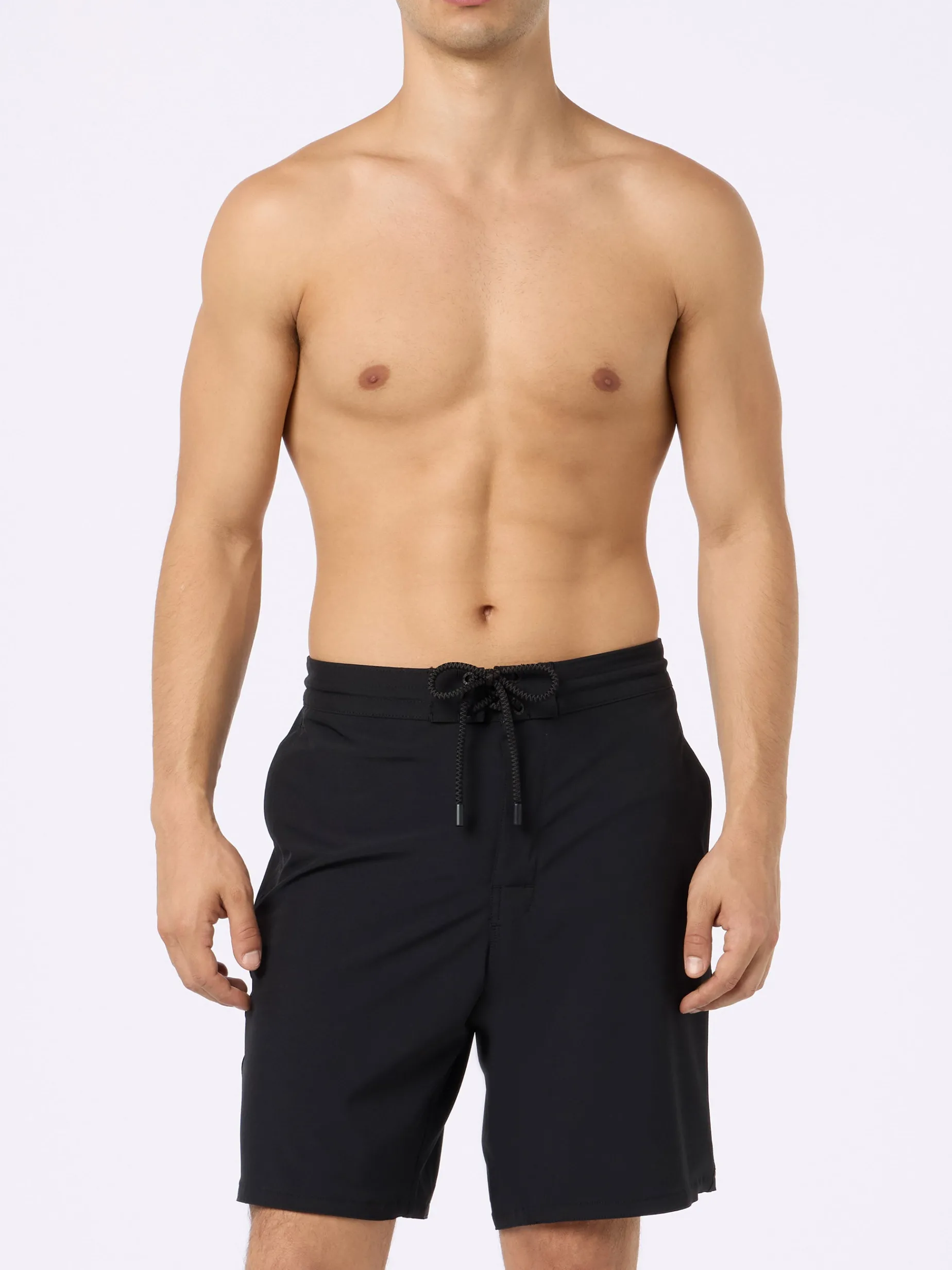 Herren schwarze Comfort Surf Badeshorts