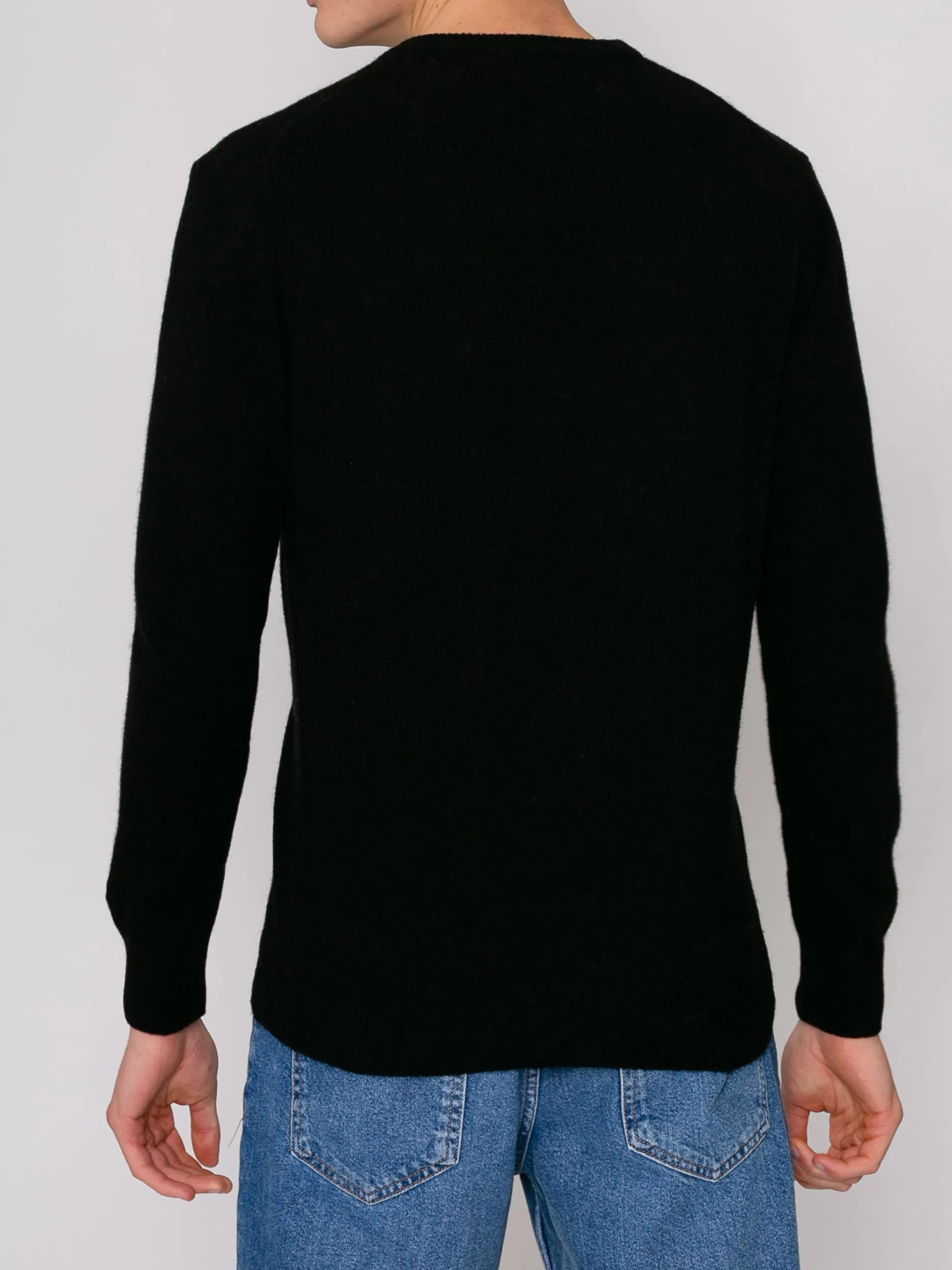 Herren schwarzer Pullover mit Batman-Logo | Warner Bros. Sonderausgabe