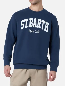 Herren Sweatshirt Soho St Barth Sport blau marineblau