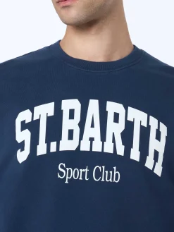 Herren Sweatshirt Soho St Barth Sport blau marineblau