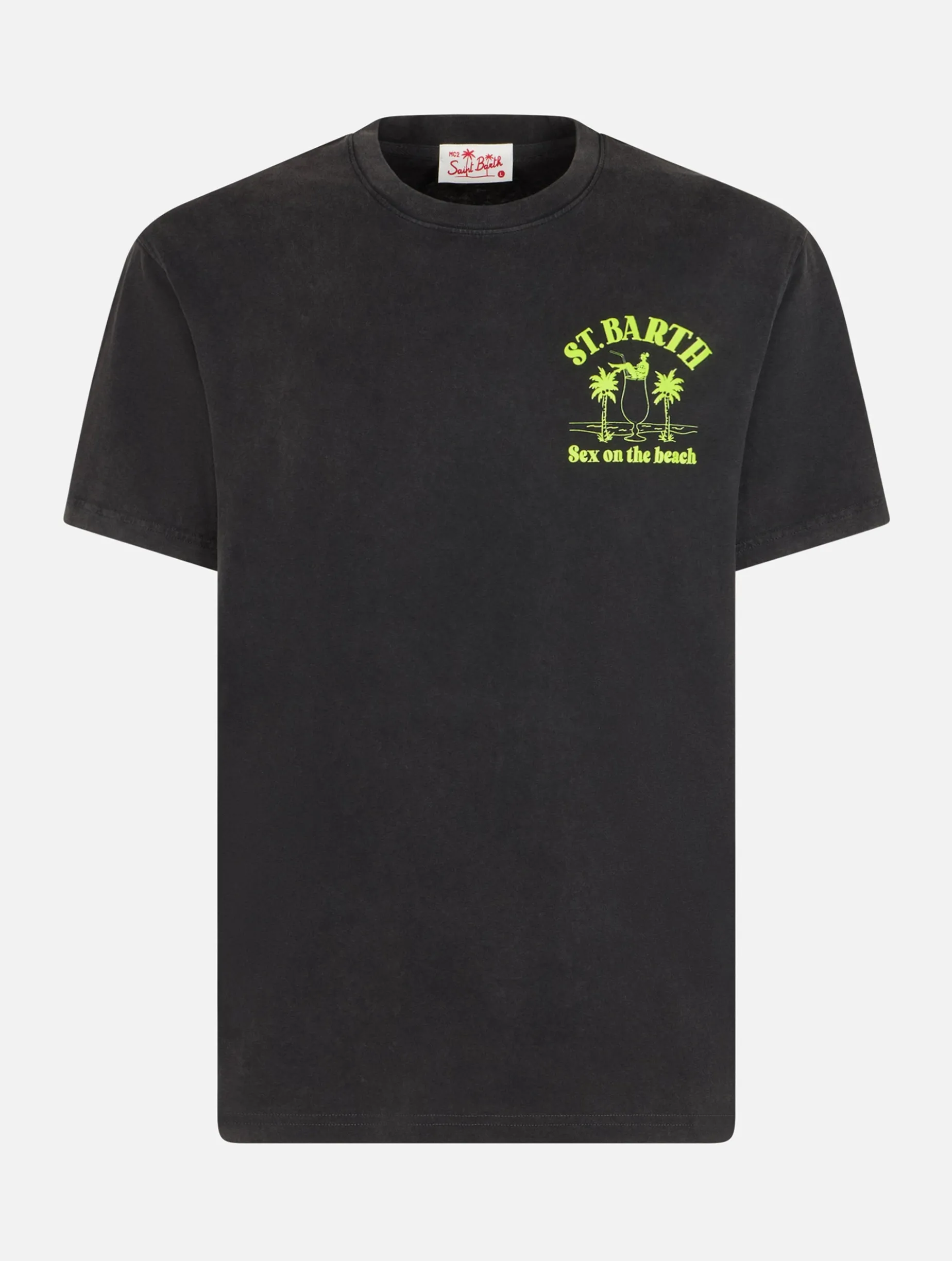 Herren Vintage-Baumwoll-T-Shirt Jack mit „Sex on the Beach“-Aufdruck