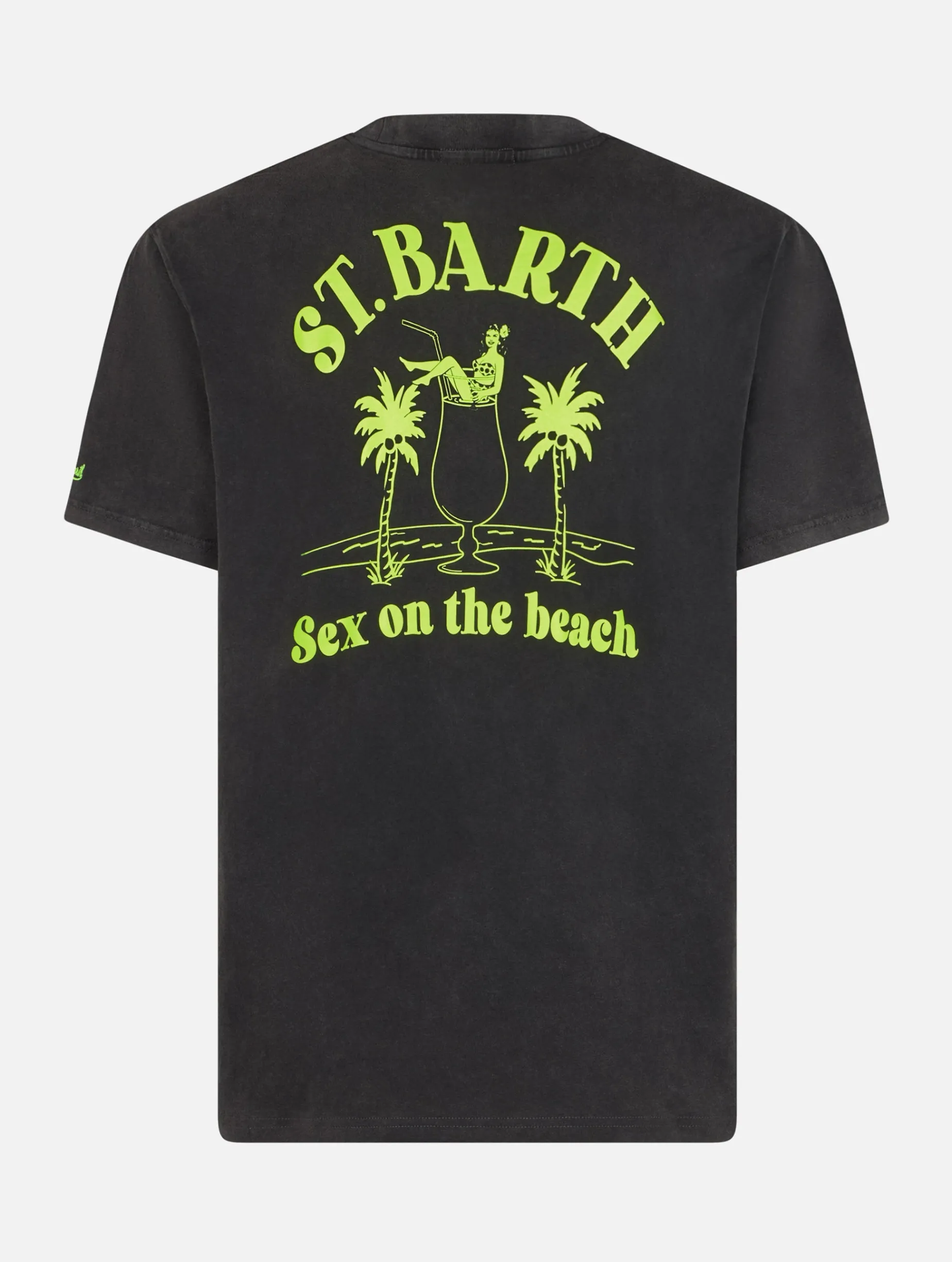 Herren Vintage-Baumwoll-T-Shirt Jack mit „Sex on the Beach“-Aufdruck