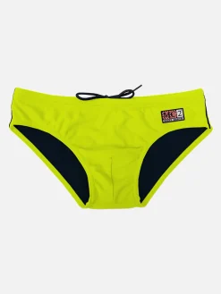 Herren-Badehose in Neongelb