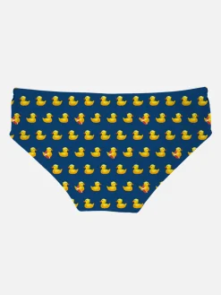 Herren-Badehose mit Enten-Print