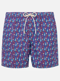 Herren-Badeshorts aus leichtem Stoff mit Aperol Spritz-Aufdruck | APEROL SONDEREDITION