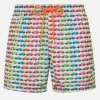 Herren-Badeshorts aus leichtem Stoff Lighting Micro Fantasy mit Auto-Aufdruck