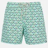 Herren-Badeshorts aus leichtem Stoff Lighting Micro Fantasy mit Panda-Aufdruck | PANDA-SONDERAUSGABE
