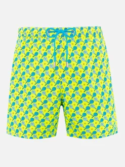 Herren-Badeshorts aus leichtem Stoff Lighting Micro Fantasy mit Padel-Aufdruck
