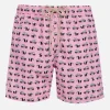 Herren-Badeshorts aus leichtem Stoff Lighting Micro Fantasy mit Panda und Panda-Aufdruck | PANDA-SONDERAUSGABE