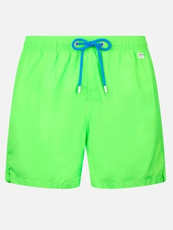 Herren-Badeshorts aus leichtem Stoff in Neongrün Lighting Pantone | PANTONE-SONDERAUSGABE