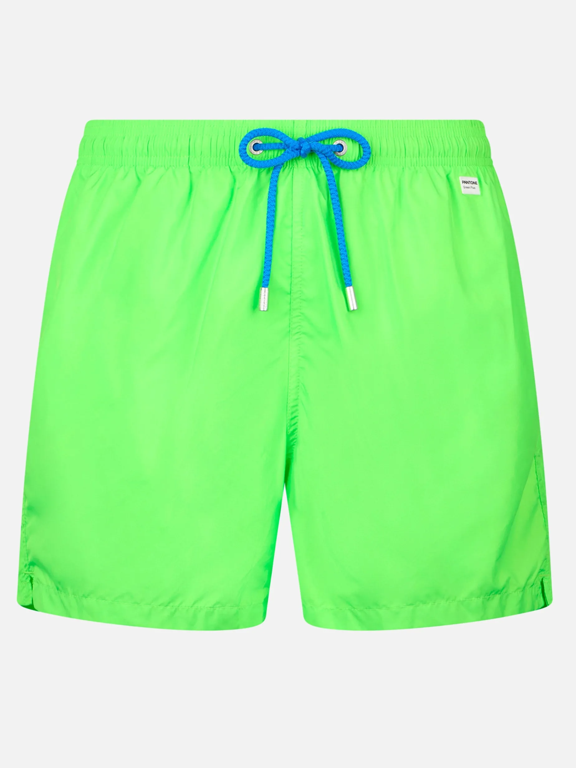 Herren-Badeshorts aus leichtem Stoff in Neongrün Lighting Pantone | PANTONE-SONDERAUSGABE