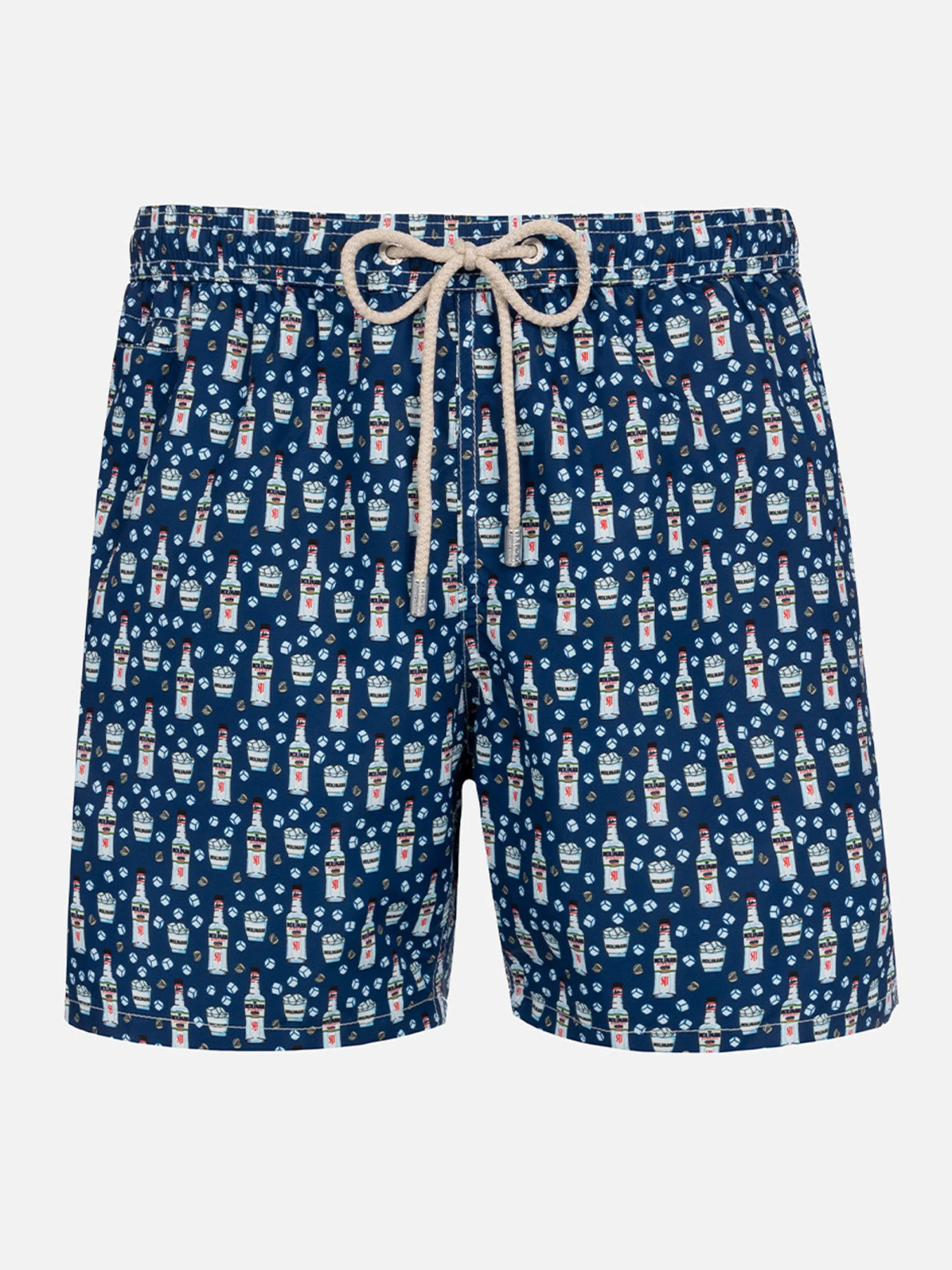 Herren-Badeshorts aus leichtem Stoff Lighting Micro Fantasy mit Sambuca Molinari-Aufdruck | SAMBUCA MOLINARI SONDEREDITION
