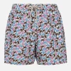 Herren-Badeshorts aus leichtem Stoff Lighting Micro Fantasy mit Krabben-Print