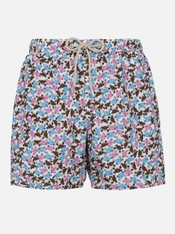 Herren-Badeshorts aus leichtem Stoff Lighting Micro Fantasy mit Krabben-Print