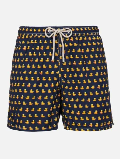 Herren-Badeshorts aus leichtem Stoff Lighting Micro Fantasy mit Entenprint