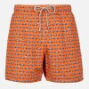 Herren-Badeshorts aus leichtem Stoff Lighting Micro Fantasy mit Autos-Aufdruck