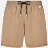 Herren-Badeshorts aus leichtem Stoff in Beige Lighting Pantone | PANTONE-SONDERAUSGABE