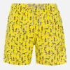 Herren-Badeshorts aus leichtem Stoff Lighting Micro Fantasy mit Gin- und Affen-Print