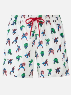 Herren-Badeshorts aus leichtem Stoff Lighting Micro Fantasy mit Marvel Super Heroes-Aufdruck | MARVEL-SONDERAUSGABE
