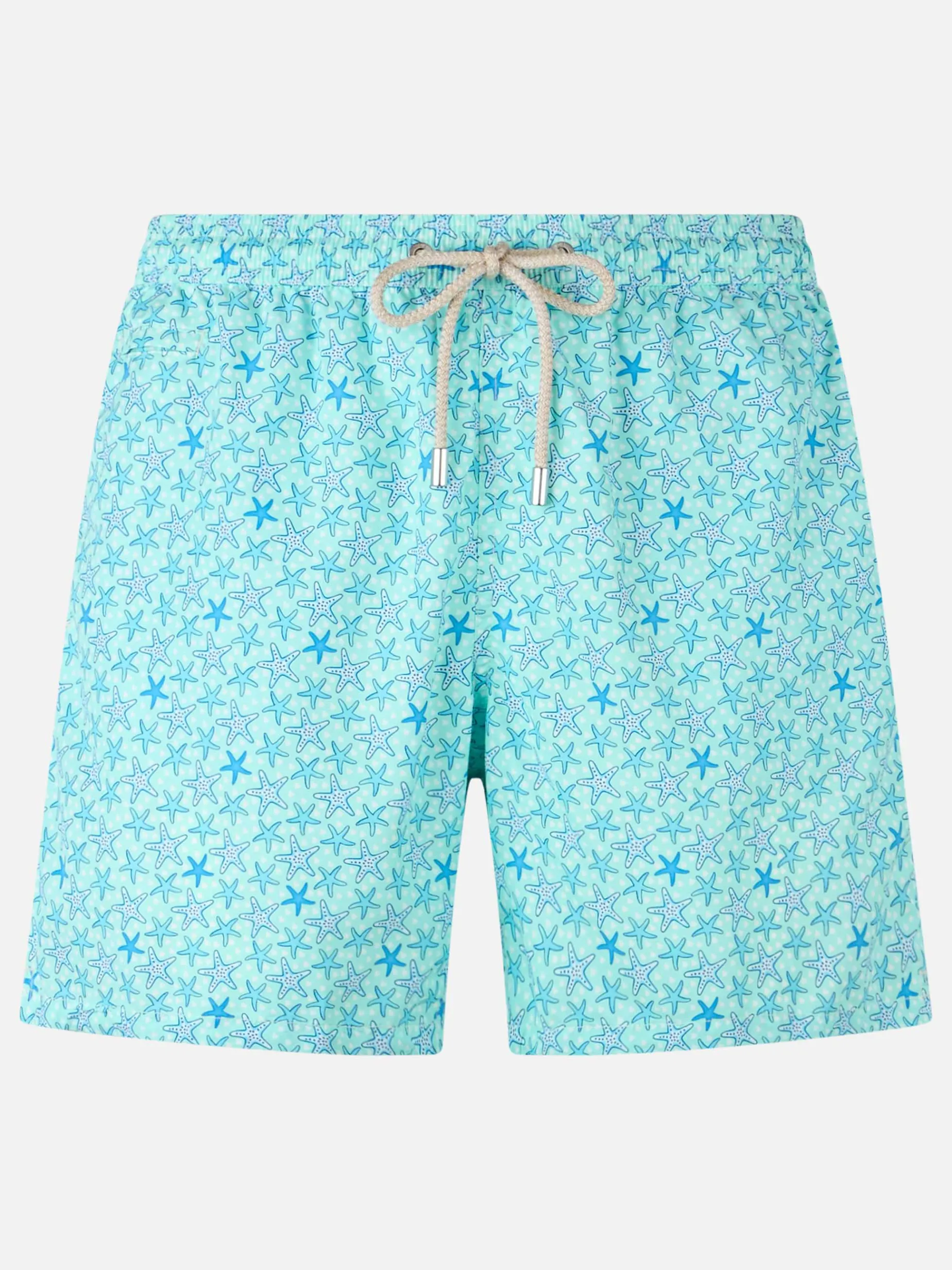 Herren-Badeshorts aus leichtem Stoff Lighting Micro Fantasy mit Seestern-Aufdruck