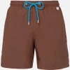 Herren-Badeshorts aus leichtem Stoff in Braun Lighting Pantone | PANTONE-SONDERAUSGABE
