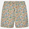 Herren-Badeshorts aus leichtem Stoff Lighting Micro Fantasy mit Meerjungfrauen-Print