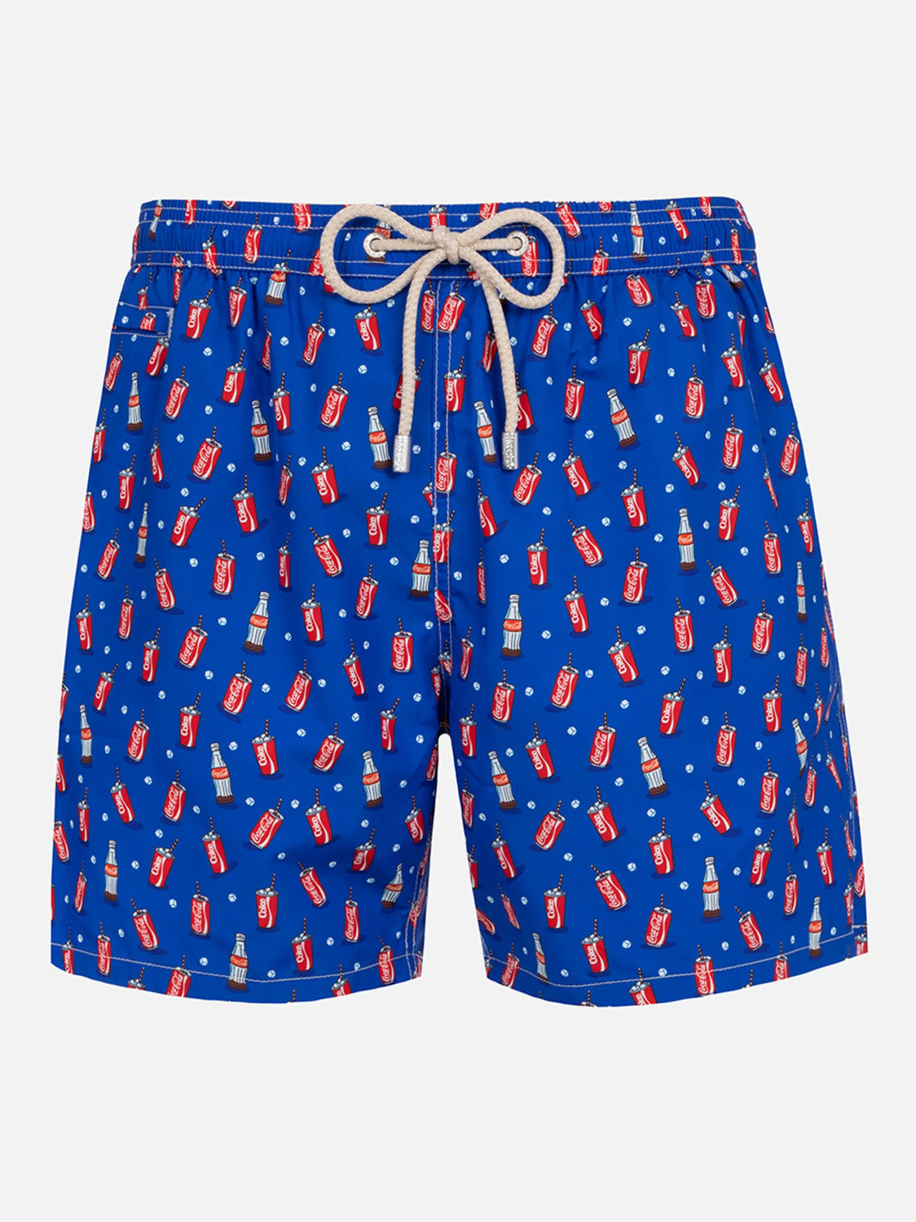Herren-Badeshorts aus leichtem Stoff Lighting Micro Fantasy mit Coca-Cola-Aufdruck | DIE SONDERAUSGABE DER COCA COLA COMPANY