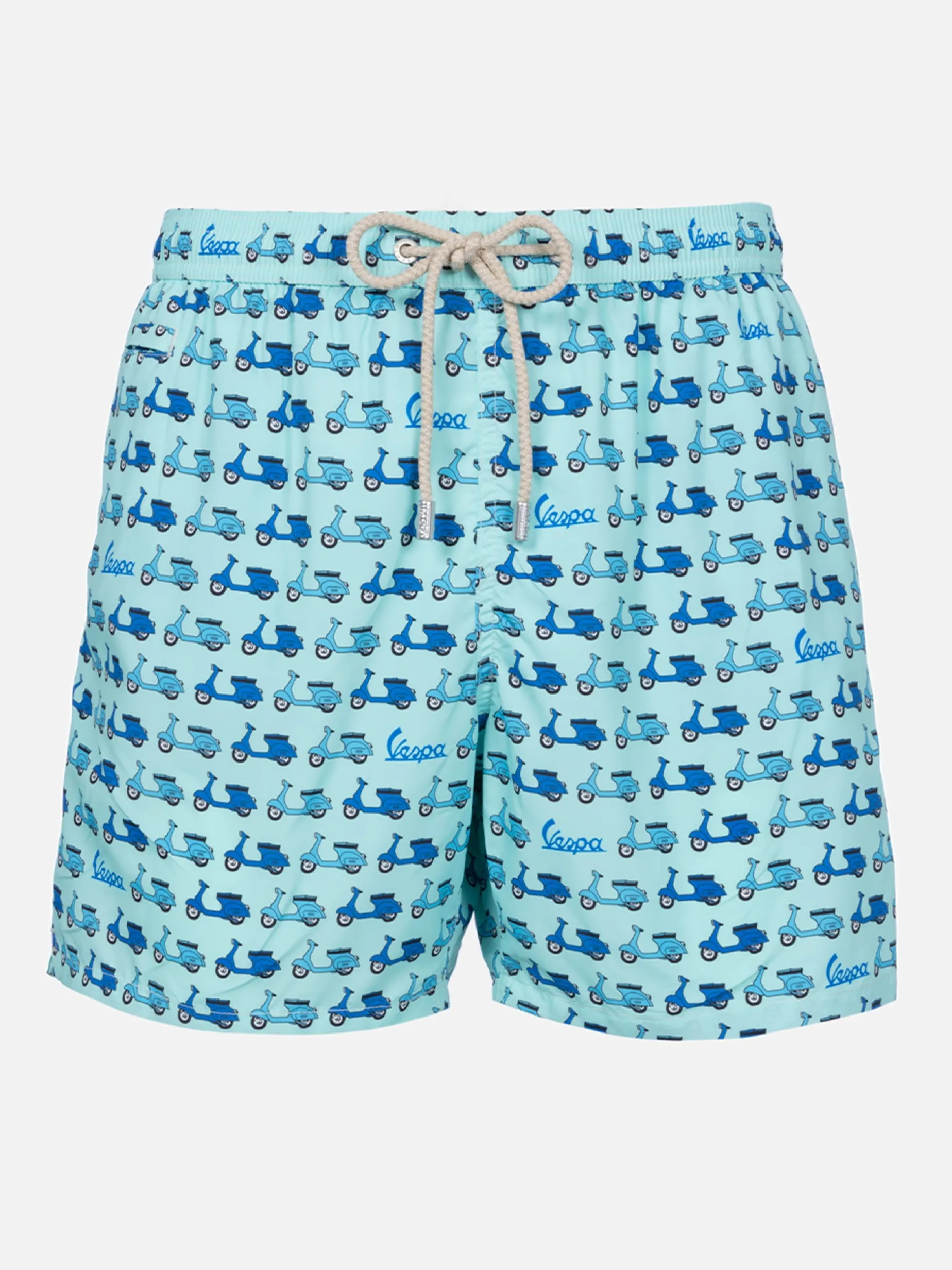 Herren-Badeshorts aus leichtem Stoff Lighting Micro Fantasy mit Vespa-Aufdruck | VESPA-SONDEREDITION