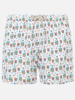 Herren-Badeshorts aus leichtem Stoff mit Portofino-Gin-Print | PORTOFINO DRY GIN SONDEREDITION