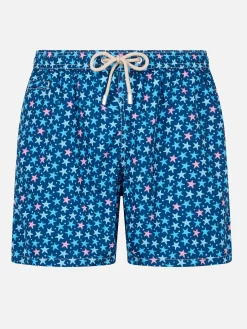 Herren-Badeshorts aus leichtem Stoff Lighting Micro Fantasy mit Seestern-Print