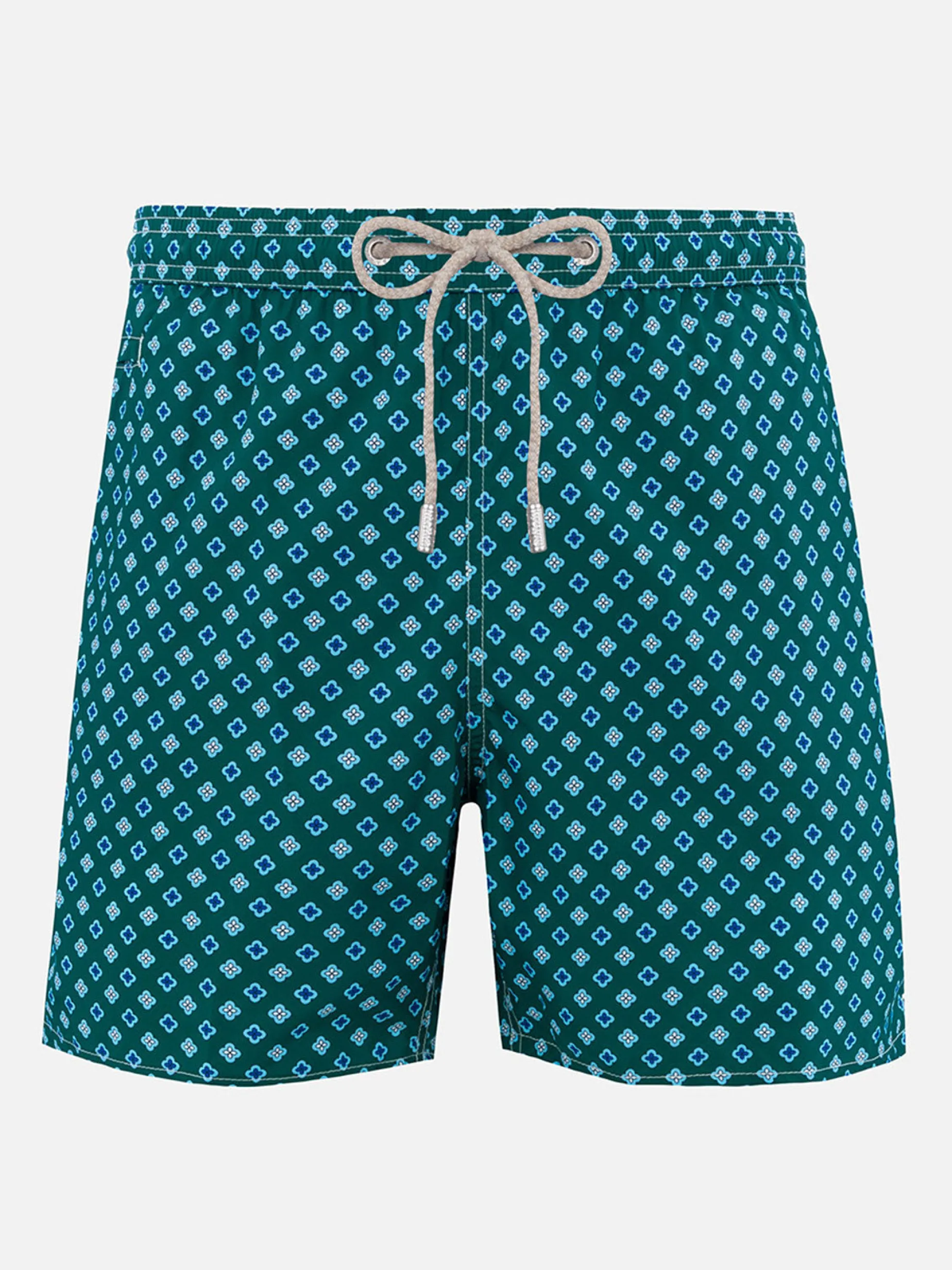 Herren-Badeshorts aus leichtem Stoff Lighting Micro Fantasy mit Krawatten-Print