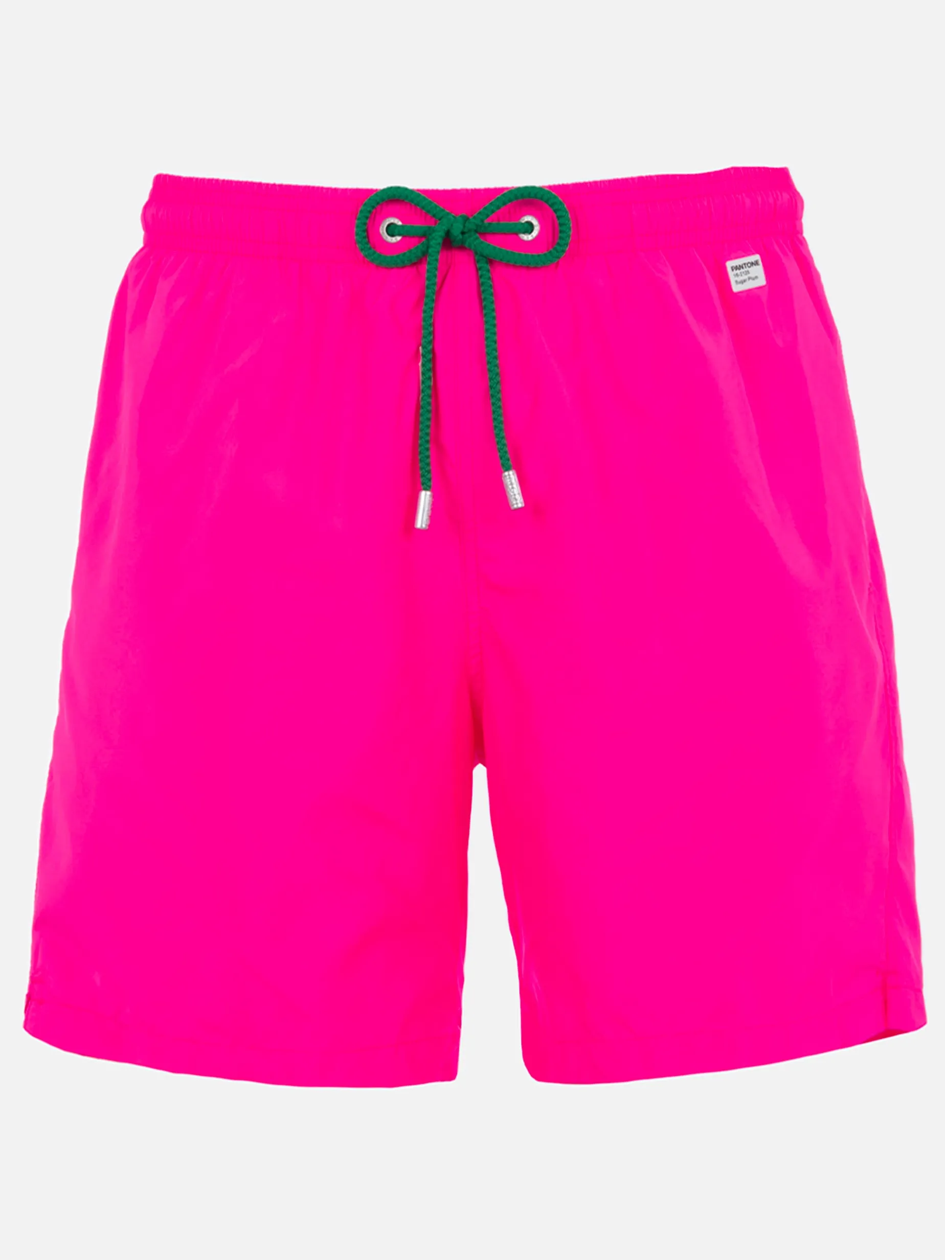 Herren-Badeshorts aus leichtem Stoff in Neonrosa Lighting Pantone | PANTONE-SONDERAUSGABE