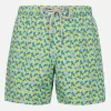 Herren-Badeshorts aus leichtem Stoff Lighting Micro Fantasy mit Gin- und Zitronen-Print